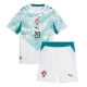 Billige Fotballdrakt Portugal Joao Cancelo #20 Replika Bortedraktsett Barn VM 2026 Kortermet (med bukser)